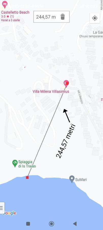 Villa Milena Villasimius, Wifi Gratuito, Ampio Giardino A 300 M Dal Mare Exterior photo